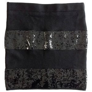 NWOT Guess Black Sequin Skirt